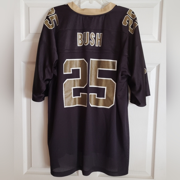 New Orleans Saints Reggie Bush 25 NFL Authentic Reebok XL - Picture 6 of 7